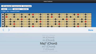 Guitar Chords n Scales Captura de pantalla de la aplicación #2