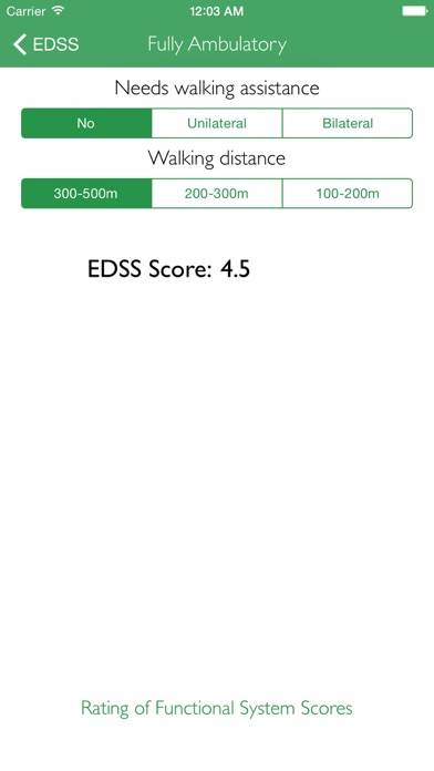 Easy EDSS Score Capture d'écran de l'application #5