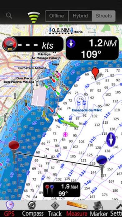 Andalusia GPS Nautical Charts Captura de pantalla de la aplicación #4