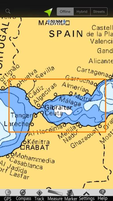 Andalusia GPS Nautical Charts Captura de pantalla de la aplicación #5