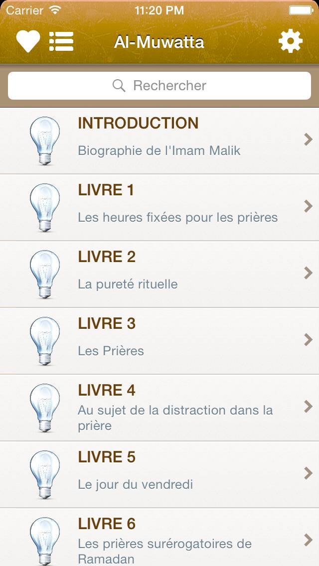 Al-Muwatta: Français, Arabe App screenshot #1