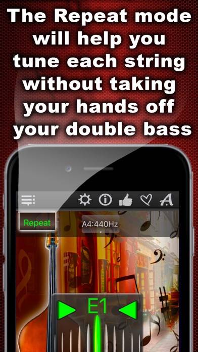 Easy Double Bass Tuner App skärmdump #4