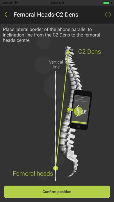 SagittalMeter Pro Schermata dell'app