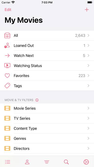 MovieBuddy Pro: Movie Tracker Captura de pantalla de la aplicación #3