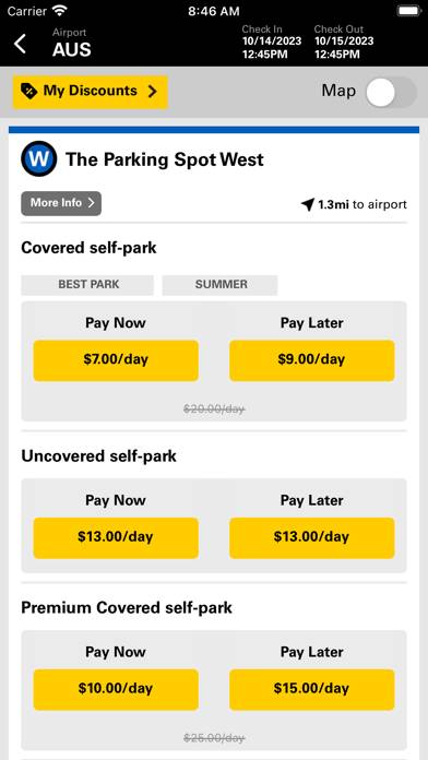 The Parking Spot App screenshot