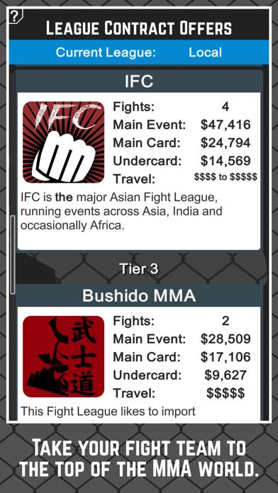 MMA Manager App screenshot #4