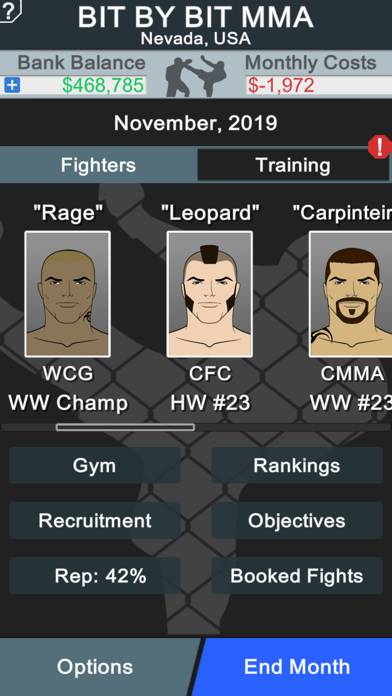MMA Manager App screenshot #5
