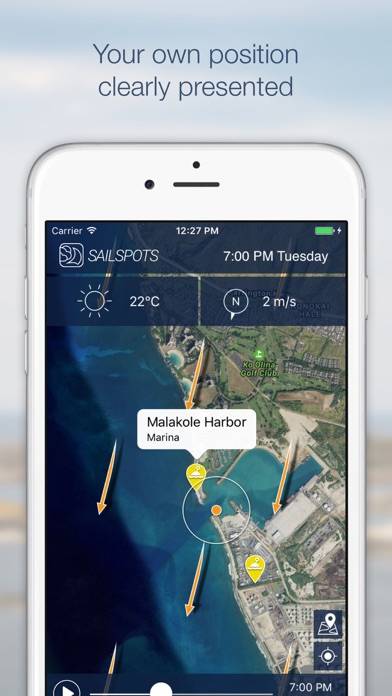 Sailspots App skärmdump #3