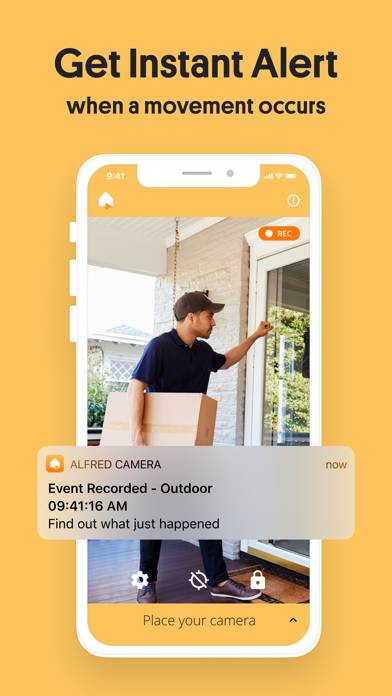 Alfred Home Security Camera Schermata dell'app #3