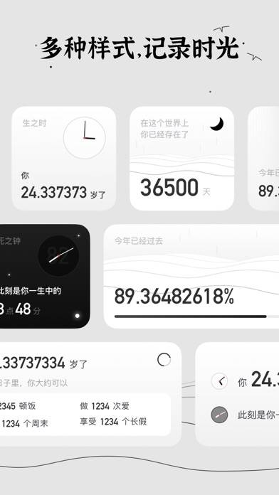生辰  桌面时间小组件 Captura de pantalla de la aplicación #2