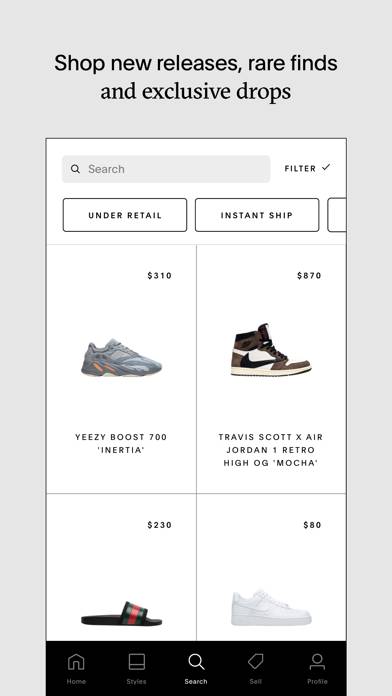 GOAT – Sneakers & Apparel Capture d'écran de l'application #1