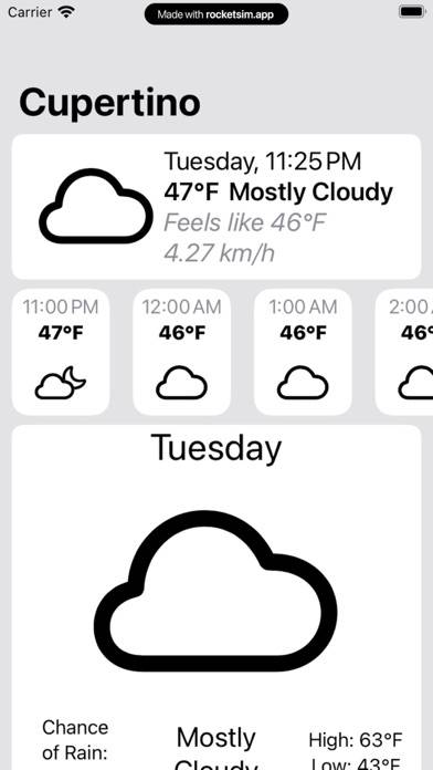 Is It Raining?  Weather App App screenshot #1