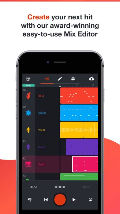 BandLab – Music Making Studio Captura de pantalla de la aplicación #2