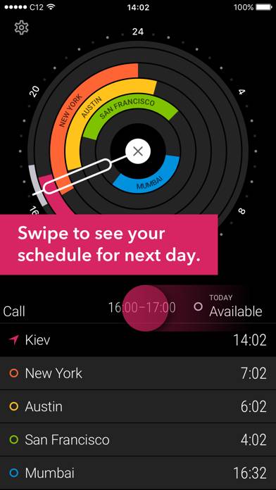 Circa³ – Time Zone Converter Captura de pantalla de la aplicación #5