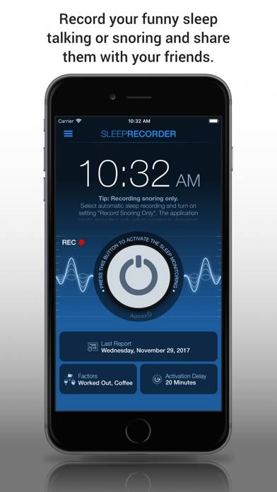 Prime Sleep Recorder Pro Captura de pantalla de la aplicación #1