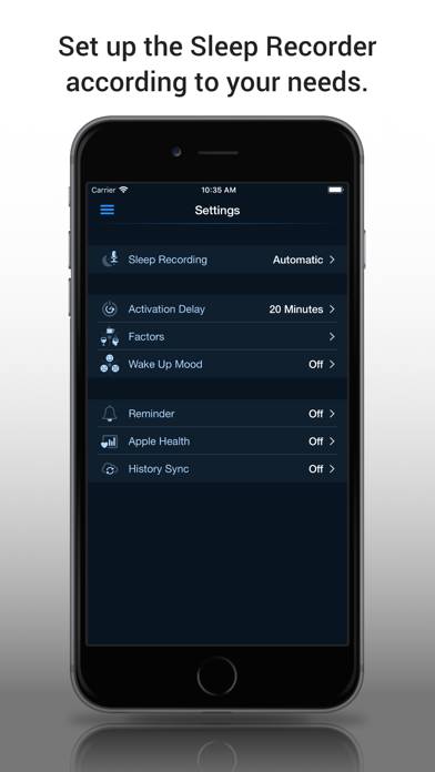 Prime Sleep Recorder Pro Captura de pantalla de la aplicación #4