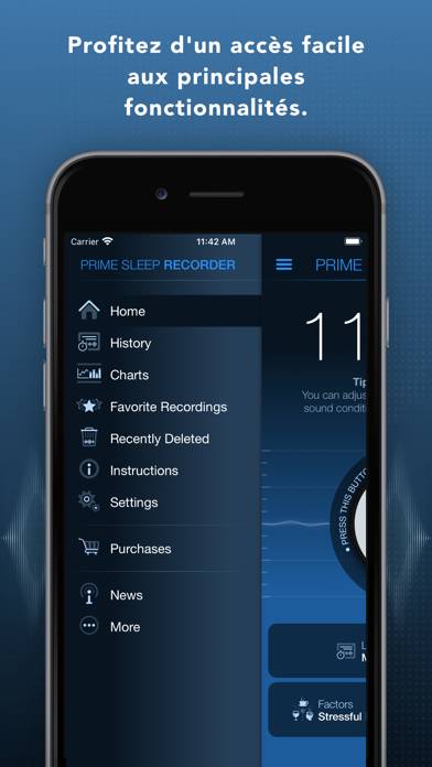 Prime Sleep Recorder Pro Captura de pantalla de la aplicación #6