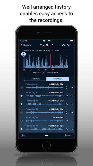 Prime Sleep Recorder Captura de pantalla de la aplicación #2
