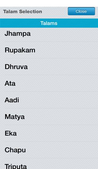 IMridangam Manjira Tambura Capture d'écran de l'application