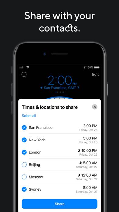 World Clock Pro: Convert Time App screenshot