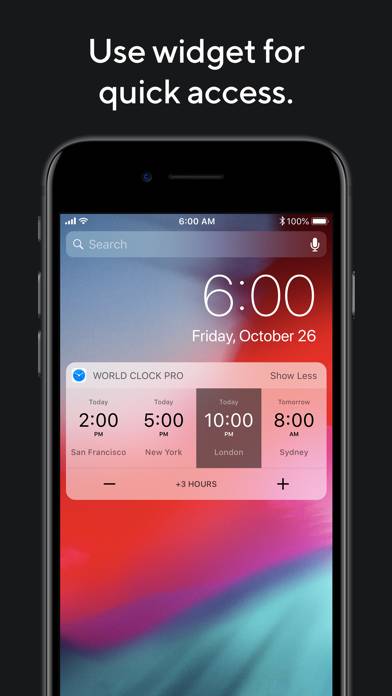 World Clock Pro Mobile App-Screenshot #4