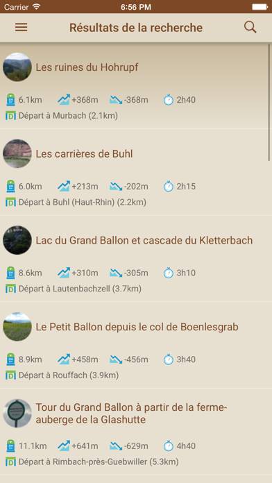 Visorando Walking Routes Capture d'écran de l'application #2