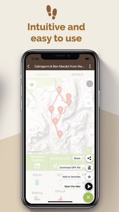 Visorando Walking Routes Capture d'écran de l'application #5