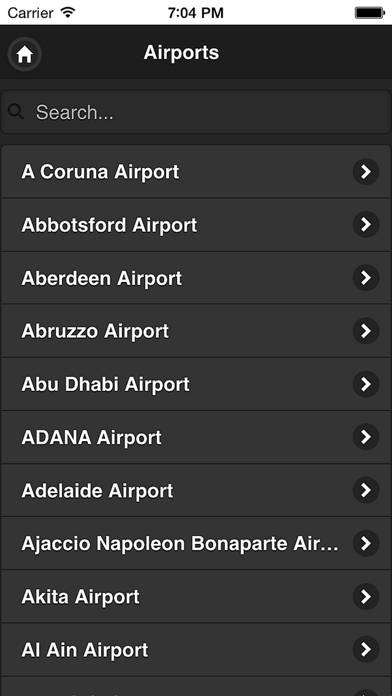 Air Tracker XL App-Screenshot
