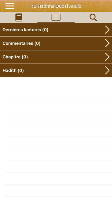 40 Hadiths Qudsi en Français App screenshot #5