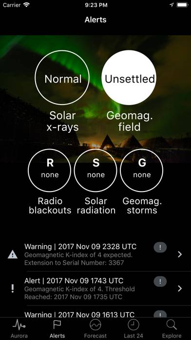 Space Weather App Captura de pantalla de la aplicación #2