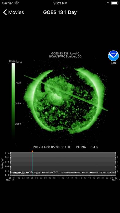 Space Weather App Captura de pantalla de la aplicación #5