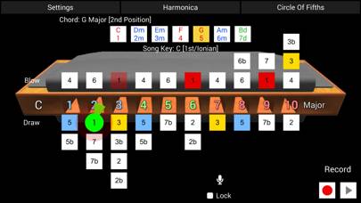 HarpNinja Diatonic Harmonica App screenshot #1