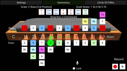 HarpNinja Diatonic Harmonica Schermata dell'app #3