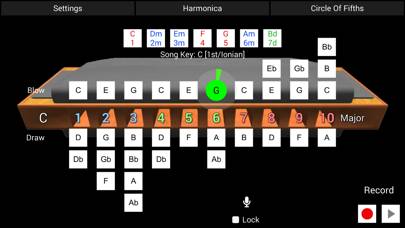 HarpNinja Diatonic Harmonica Schermata dell'app #4