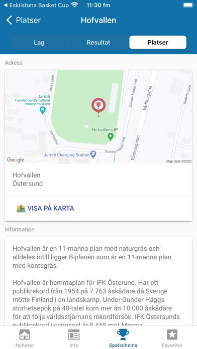 Storsjöcupen App screenshot