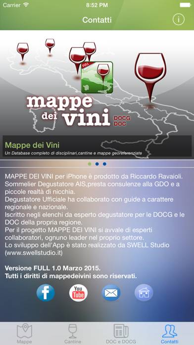 Mappe dei Vini Schermata dell'app #5