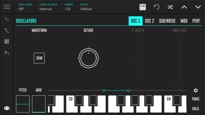 DRC - Polyphonic Synthesizer capture d'écran