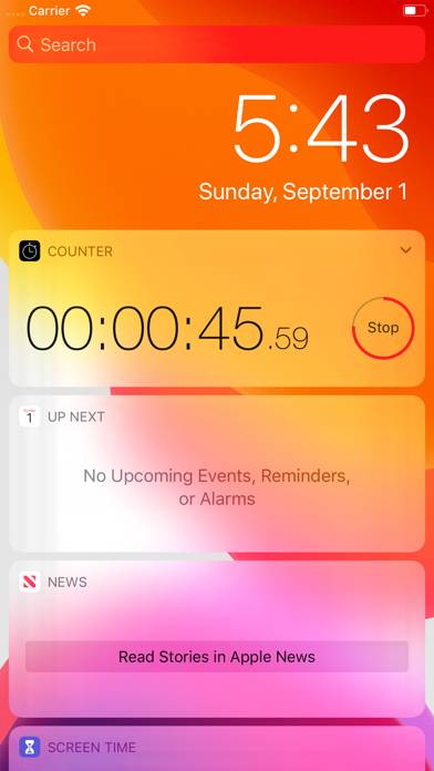 Counter: Stopwatch and Timer Capture d'écran de l'application #1
