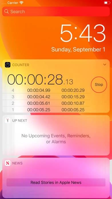 Counter: Stopwatch and Timer Capture d'écran de l'application #2