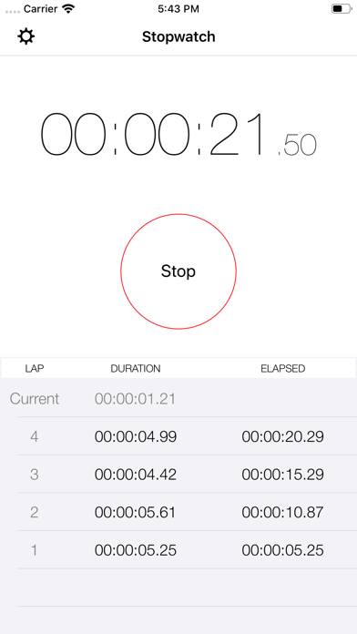 Counter: Stopwatch and Timer Capture d'écran de l'application #3