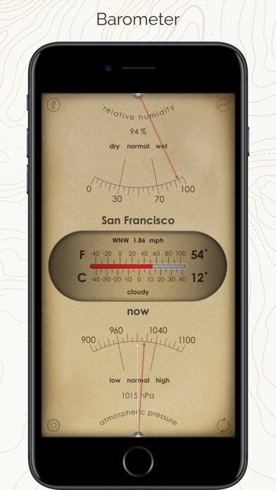 Weather Station: barometer app Скриншот приложения #1