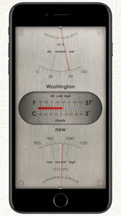 Weather Station: barometer app Скриншот приложения #2