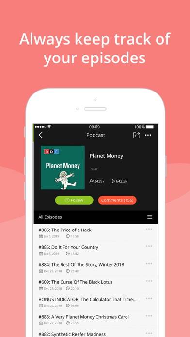 Podbean Podcast App & Player Captura de pantalla de la aplicación #5