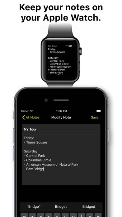 Notes for Watch App screenshot #1