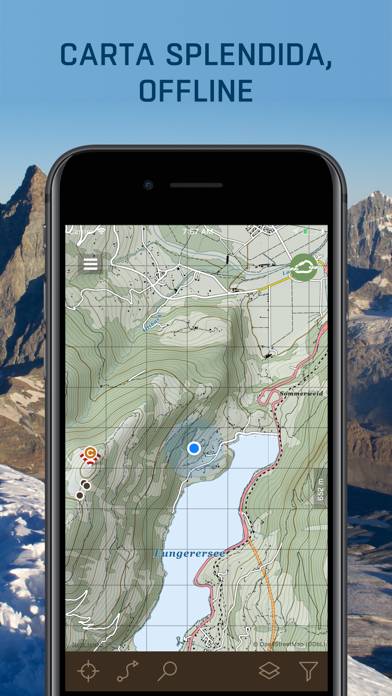 Peakhunter Pro, Libro di vetta Schermata dell'app #2