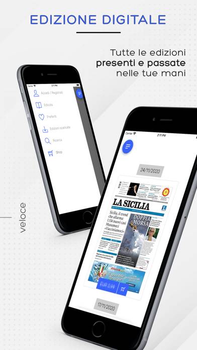 La Sicilia. immagine dello schermo