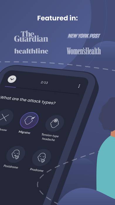Migraine Buddy: Track Headache Schermata dell'app #2
