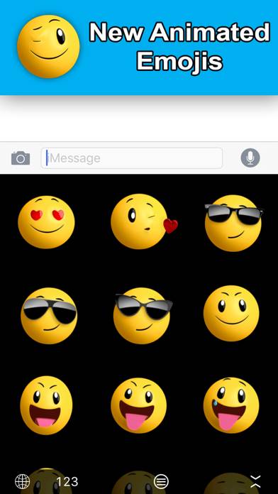 Animated Emoji Keyboard App screenshot #1