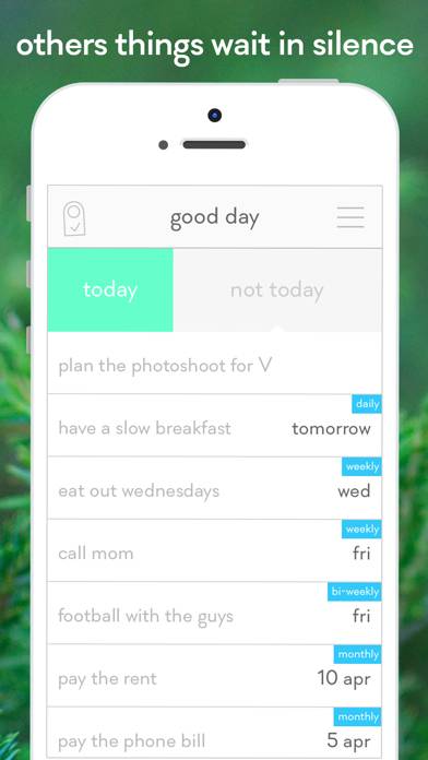 A list of things to do TODAY App screenshot #2