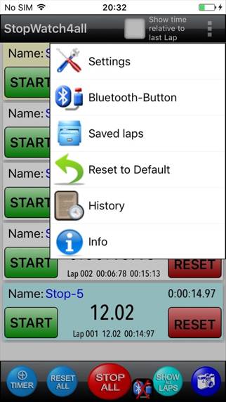 StopWatch4all-Pro App screenshot #2